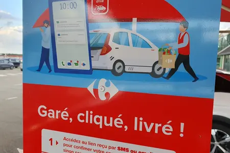 carrefour utilise WhatsApp pour ses clients drive
