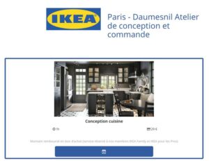 Conception de cuisine chez Ikea