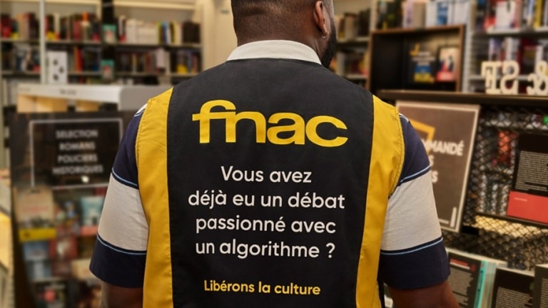 Le conseil humain mis en avant à la Fnac , identité de marque