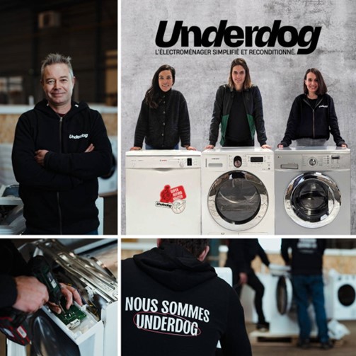 Underdog, l'expert de l'électroménager reconditionné