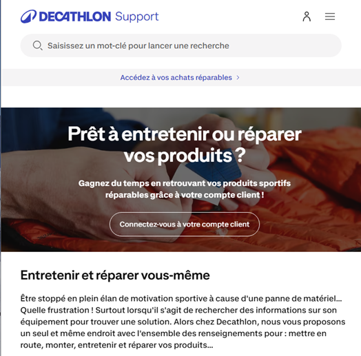Decathlon Reparation